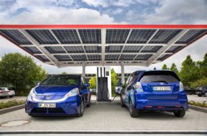 Europe's most advanced public electric vehicle charging station opened at Honda R&amp;D Europe